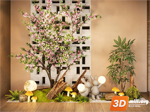 Mini Garden Skp Files 